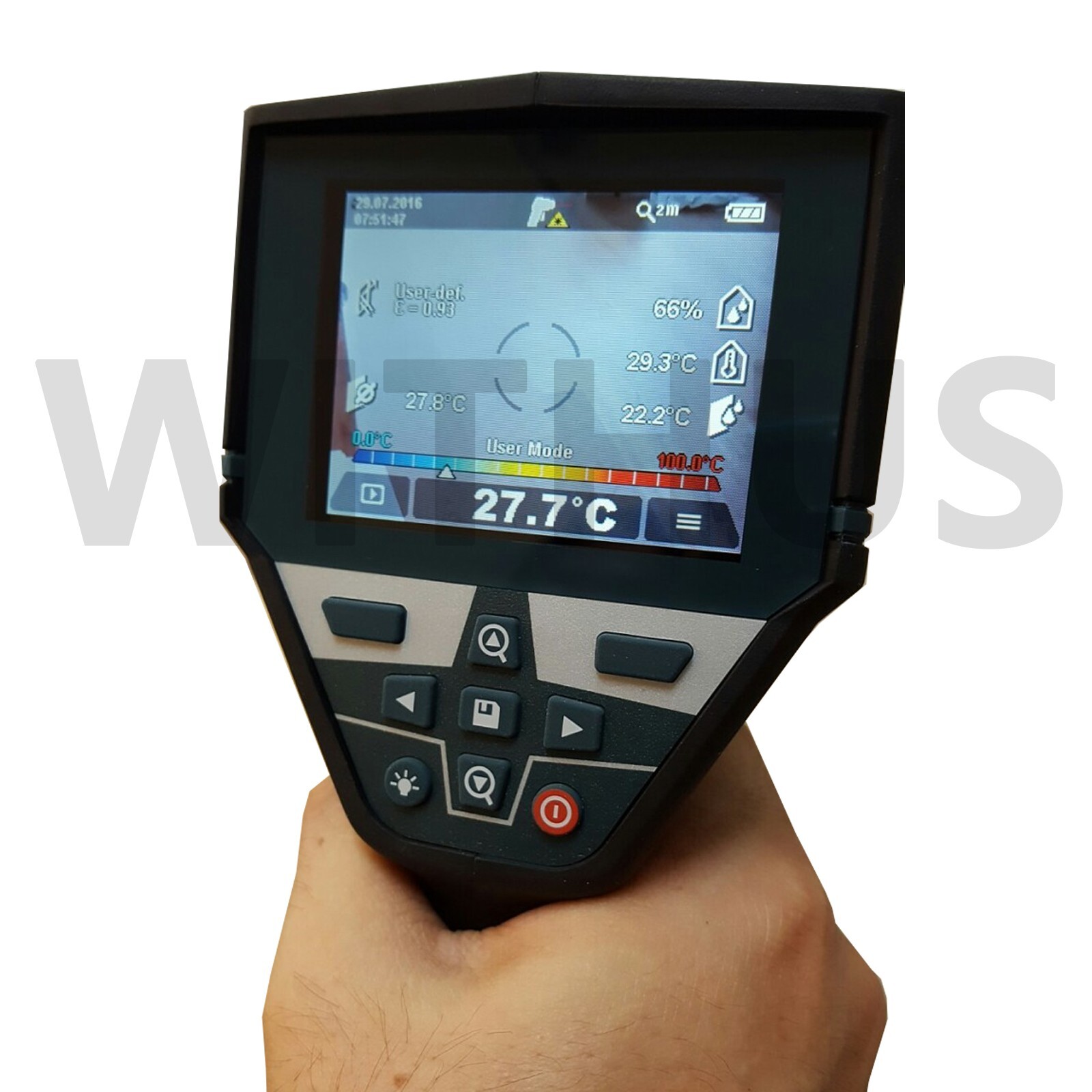 Bosch GIS 1000C Thermo Detector Infrared Scanner Imaging Thermometer/hygrometer