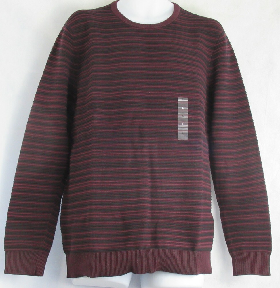 Alfani Men's Ottoman Texture Crewneck Pullover Sweater, Assorted Colors