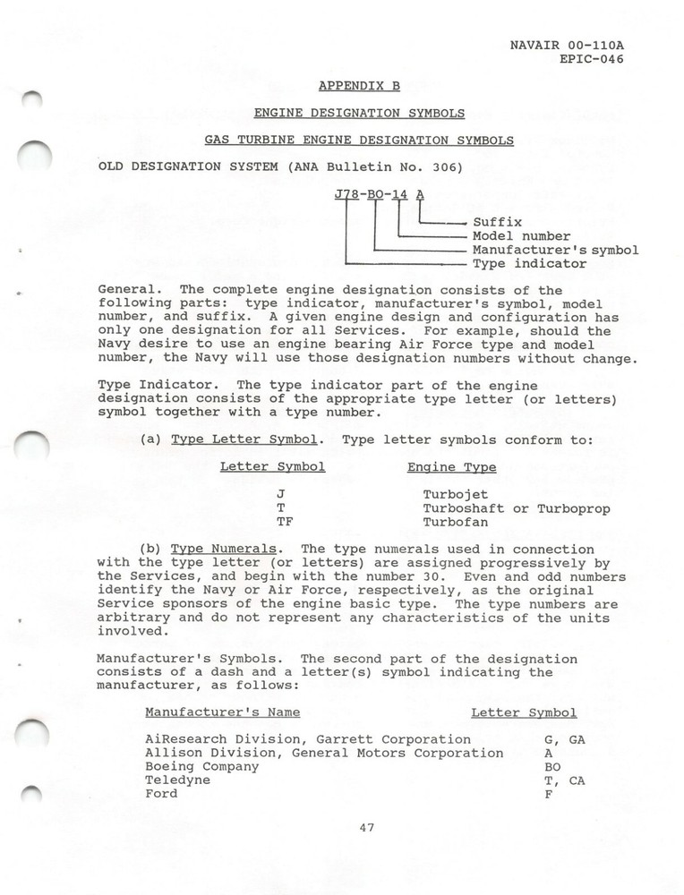 Naval Aircraft, Missiles, Propulsion Systems Index Flight Manual -CD Version