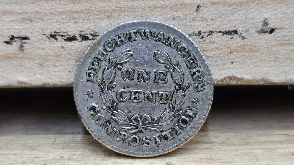 1837 Feuchtwanger's Composition One Cent "Hard Times"