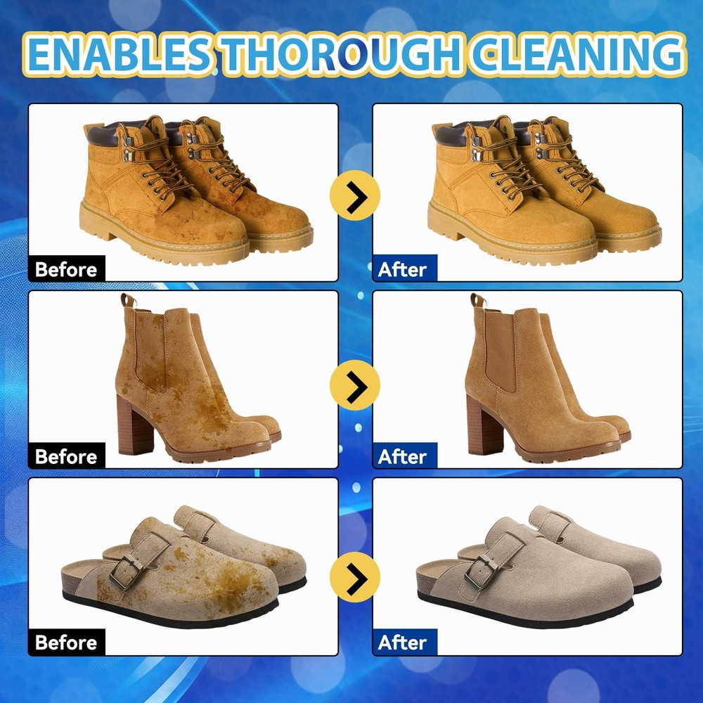 Bondtech Suede Shoe Cleaner Kit, Nubuck & with 200ml, White