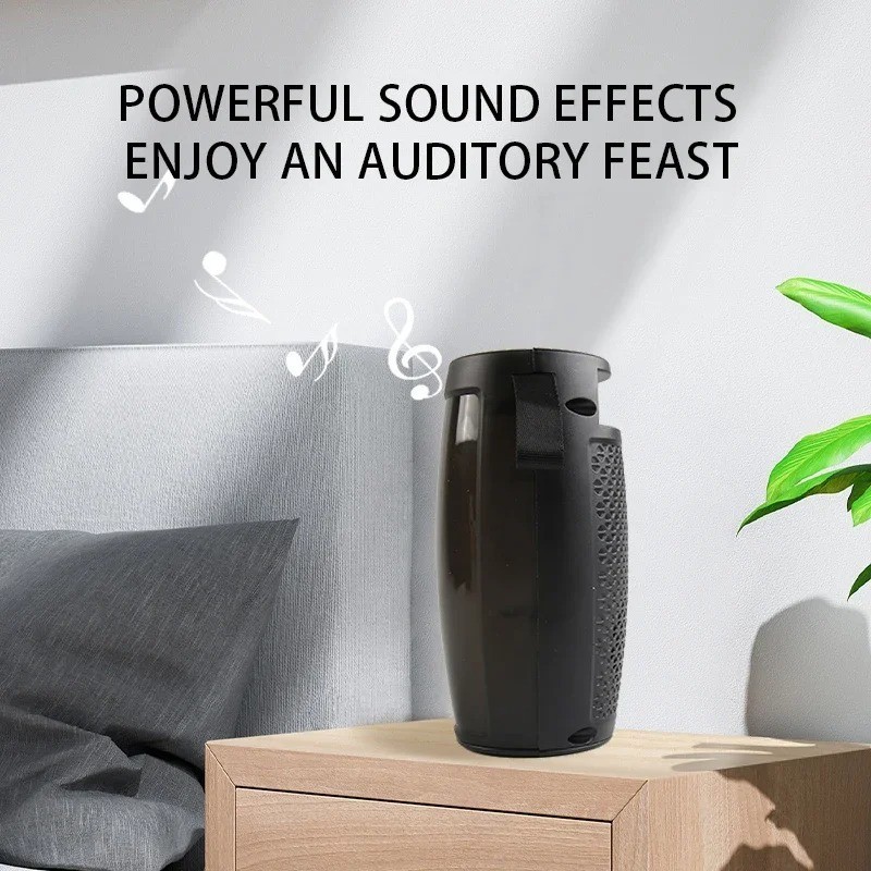 Portable Bluetooth Speaker LED Light Subwoofer Bass USB Rechargeable TWS
