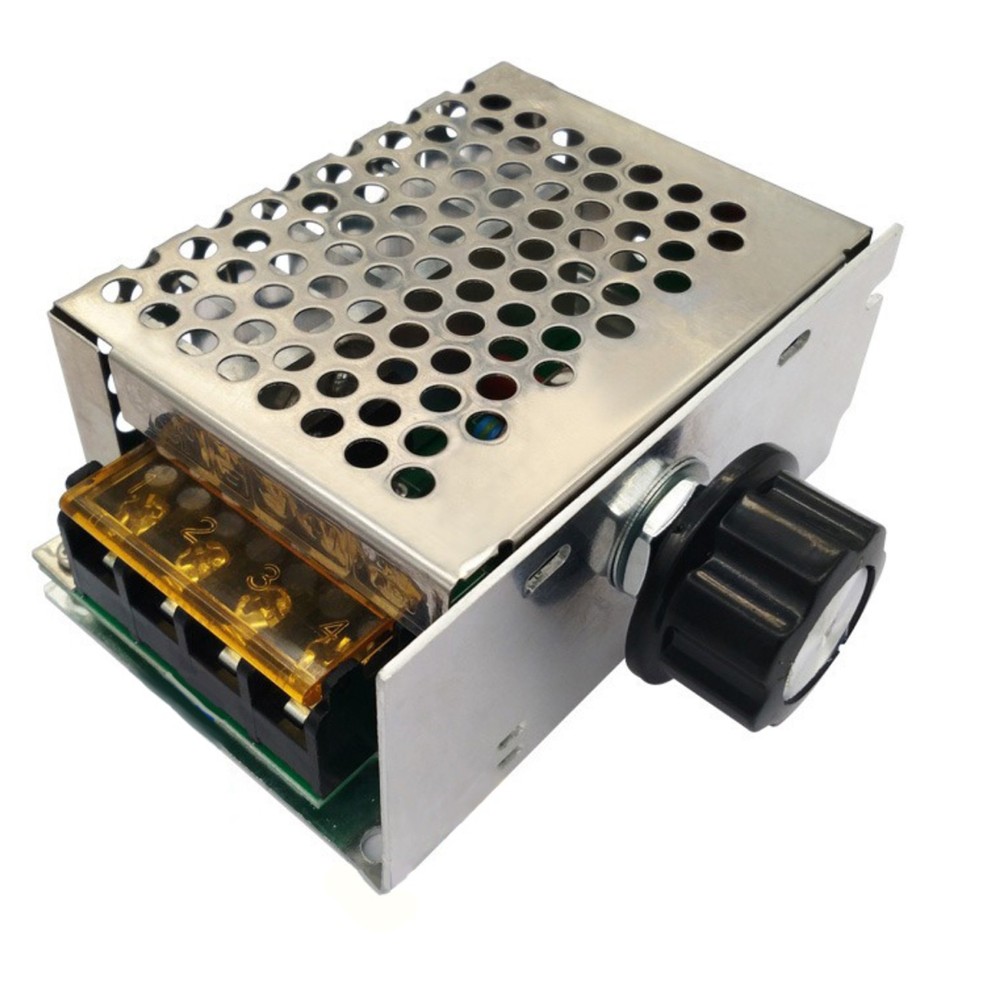 4000W Electronic Voltage Regulator Dimming Speed Temp Regulation Control Switch