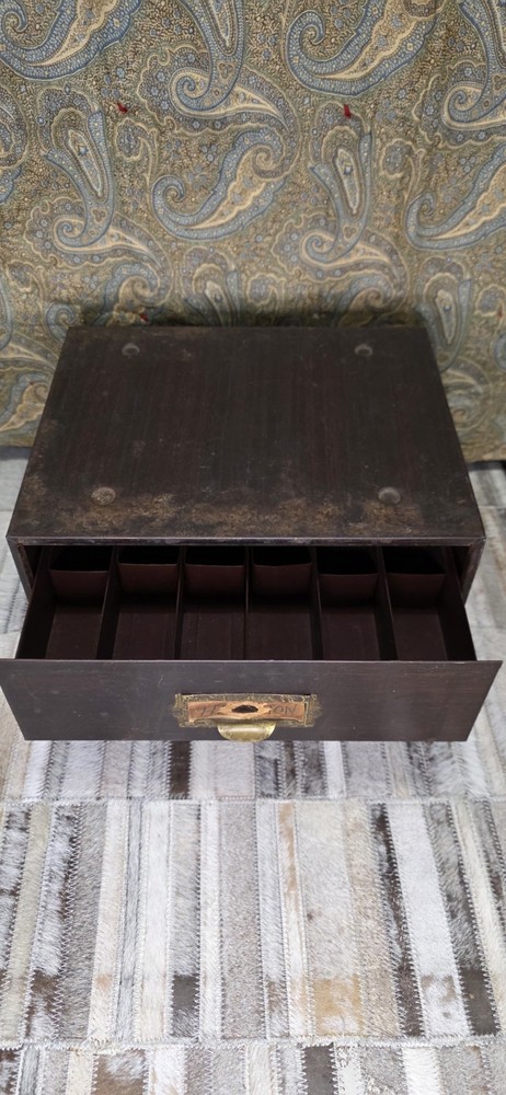 C &E Watchmakers 2 Drawer Cabinet Vintage. Nice Condition.