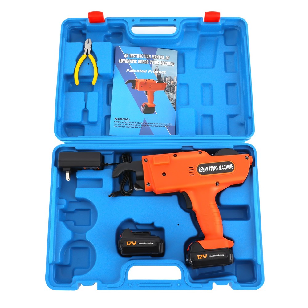 Automatic Rebar Tier Tying Machine Portable Handheld Strapping Binding Tool Set