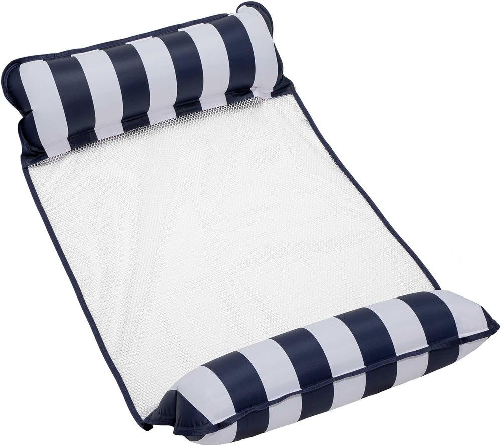 Aqua 4-in-1 Monterey Inflatable Pool Float Navy Blue