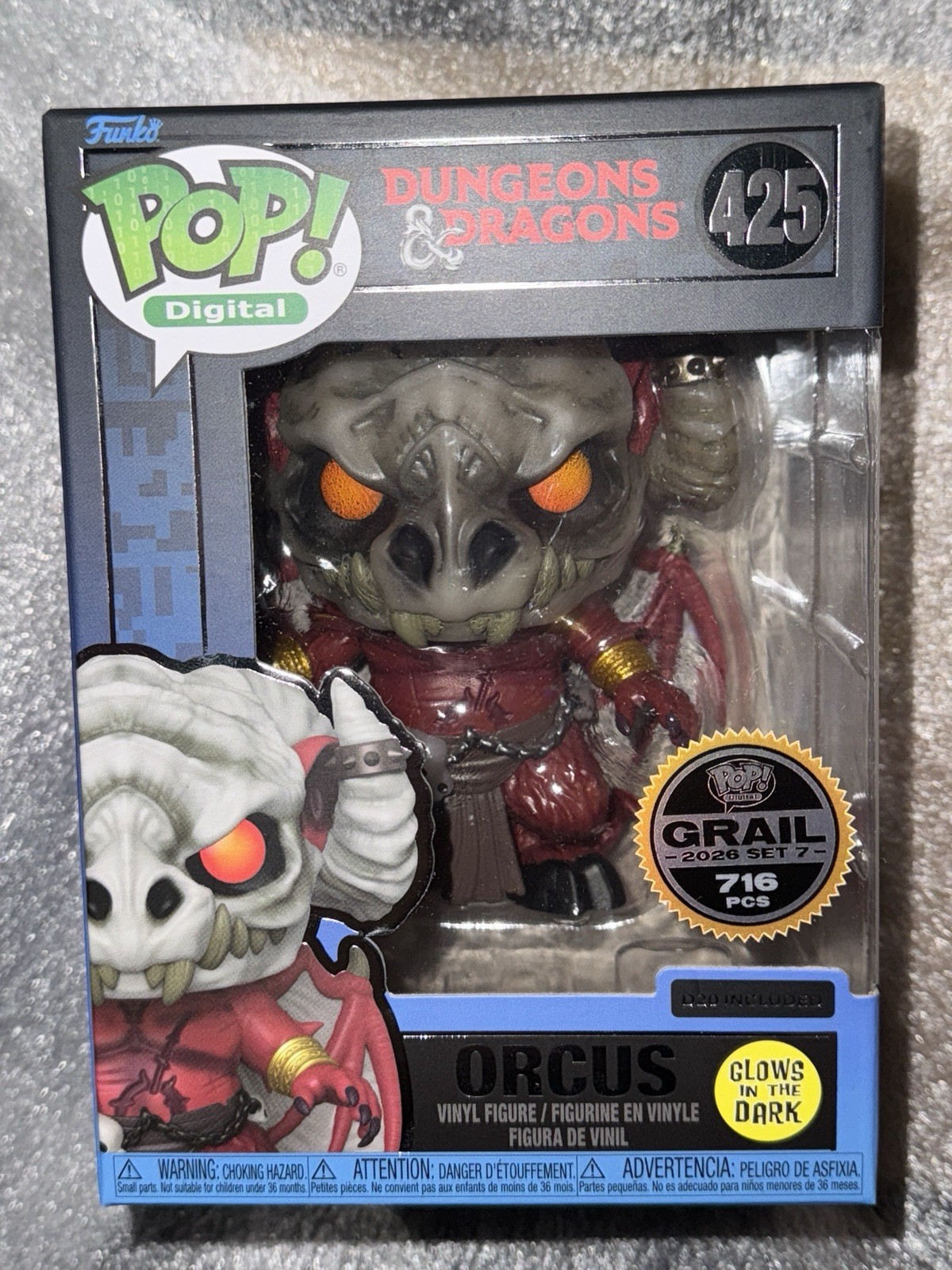 Funko Pop Digital Exclusive Dungeon Dragons Orcus Grail LE 716 In Hand
