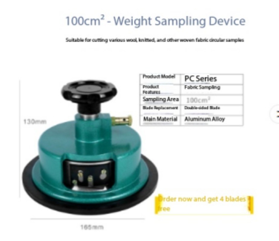 Disc Sampler Circular Blade Grammage Tester Meltblown Fabric Sampling Blade