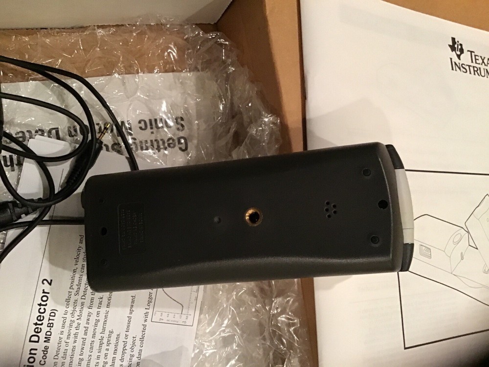 Texas Instruments CBR 2 Sonic Motion Detector In Box With Cable & Instructions