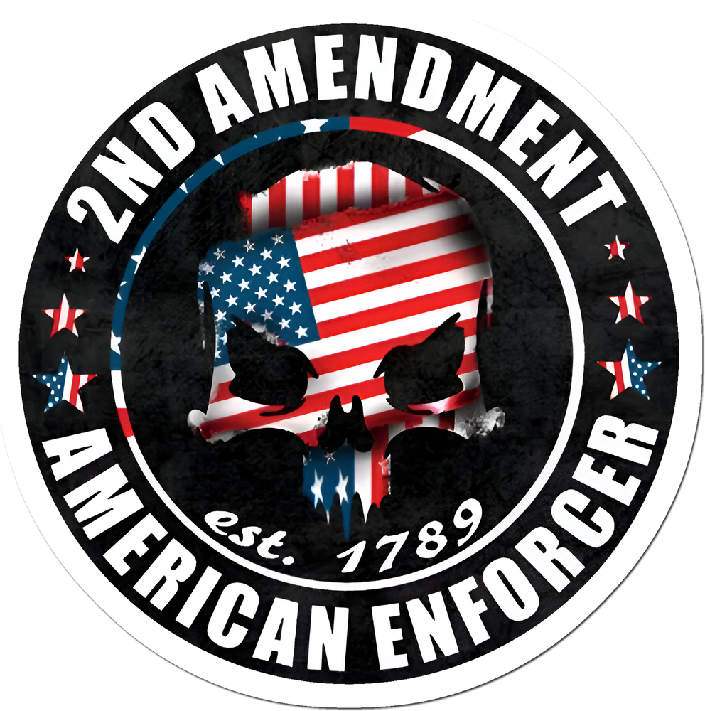 2nd Amendment Hard Hat Sticker