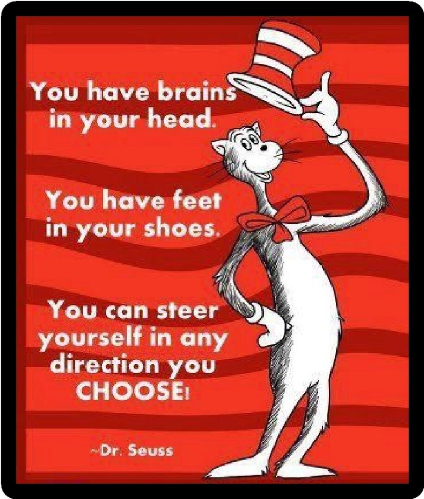 Dr. Suess You Can Steer Yourself Refrigerator Magnet