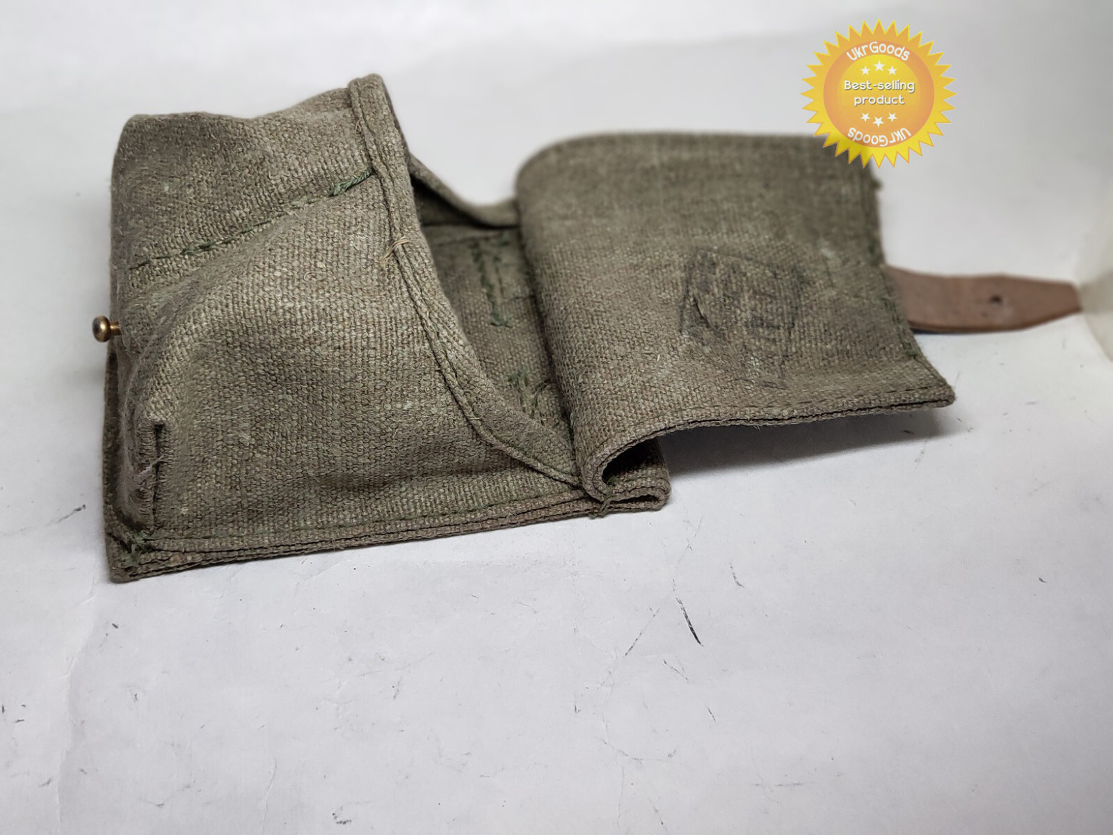 Two grenades pouch Soviet Army WW2 F1/RG42 canvas stamped original