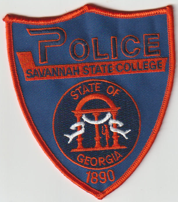 Savannah GA State College non shield shape patch