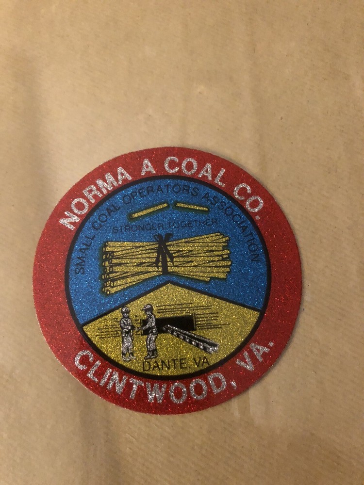 coal mining stickers nice older coal company