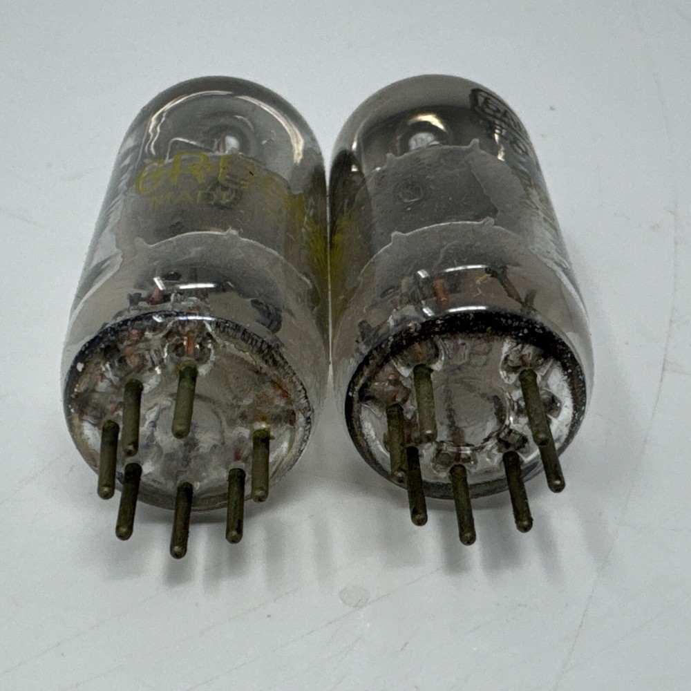 Crosley 6AB4 Vacuum Tubes Matched Pair - Audio Radio Valves