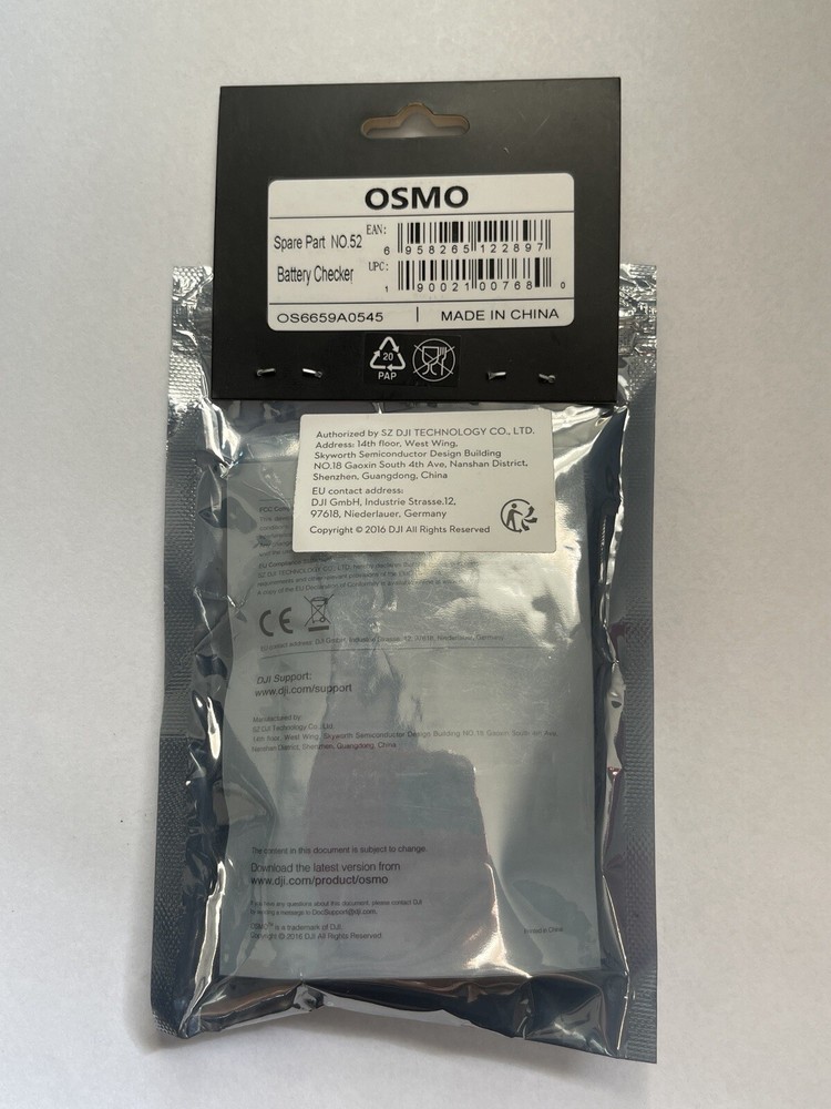 DJI OSMO Battery Voltage Checker - PART 52 ""NEW - SEALED""