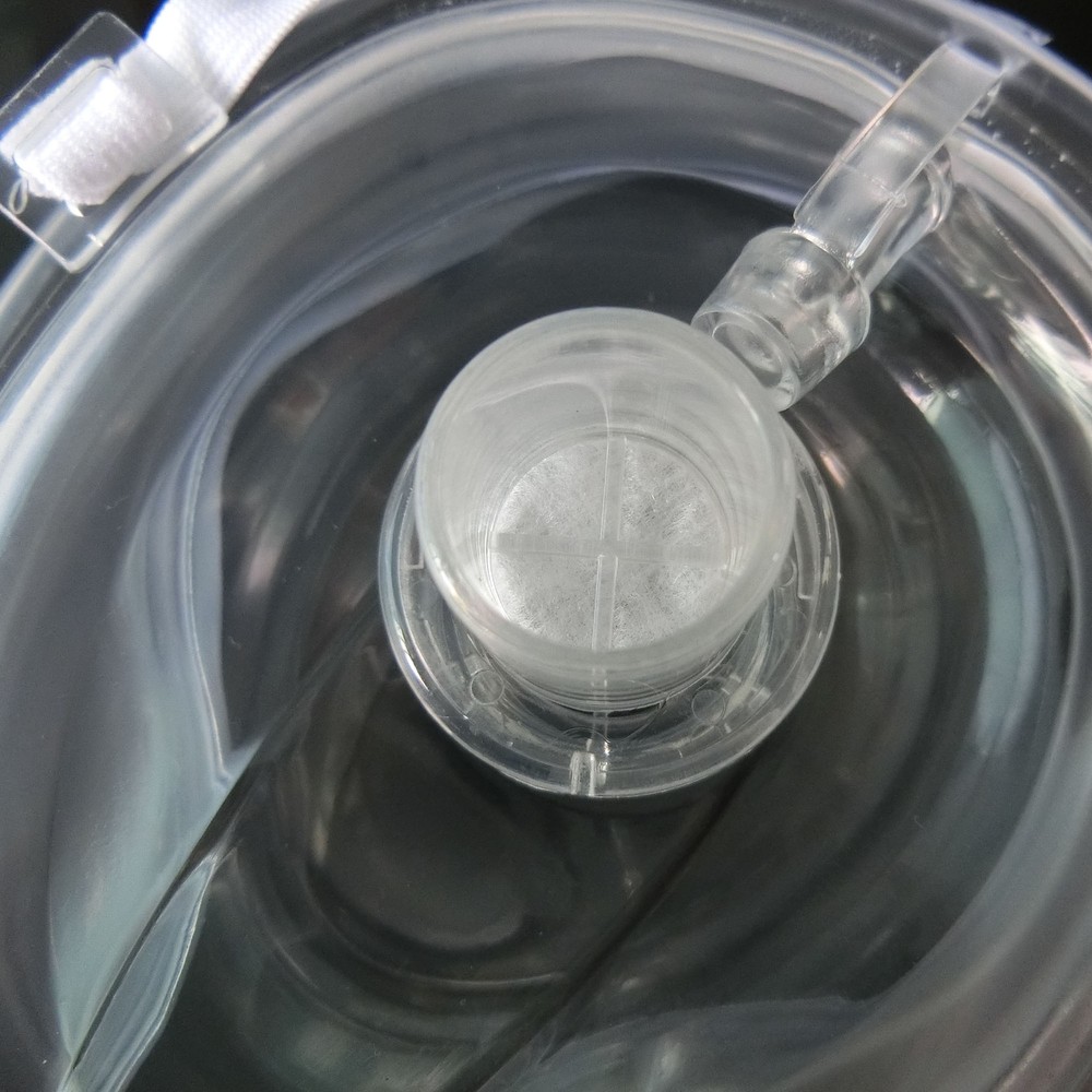 PVC White CPR Mask One-way Valve Replacement Valve With Filter Diameter 22/17mm