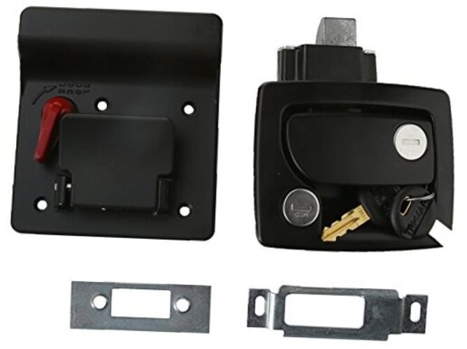 (T500 Black Travel Trailer Lock