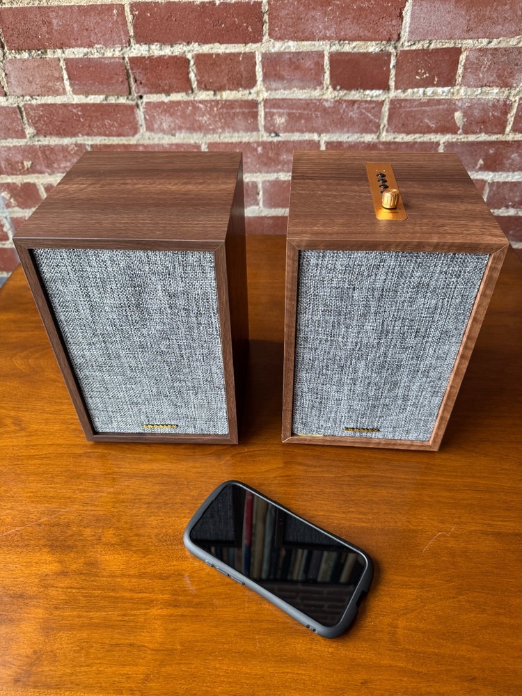 Crosley S200A-WA 4" Active Powered Bluetooth Stereo Speakers, Open Box Savings!