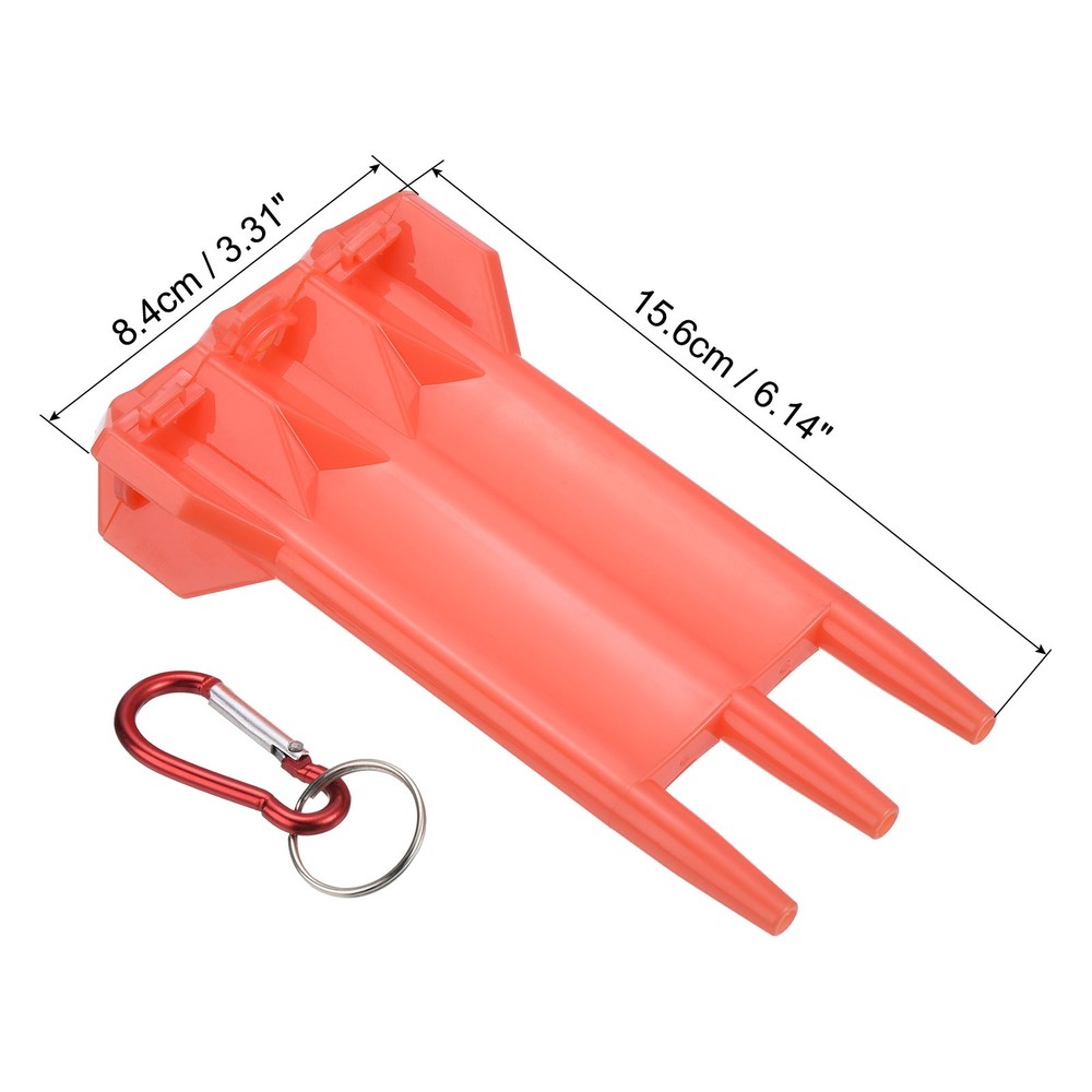 Portable Nylon Dart Storage Box, Dart Case Keep Your Darts Secure, Red