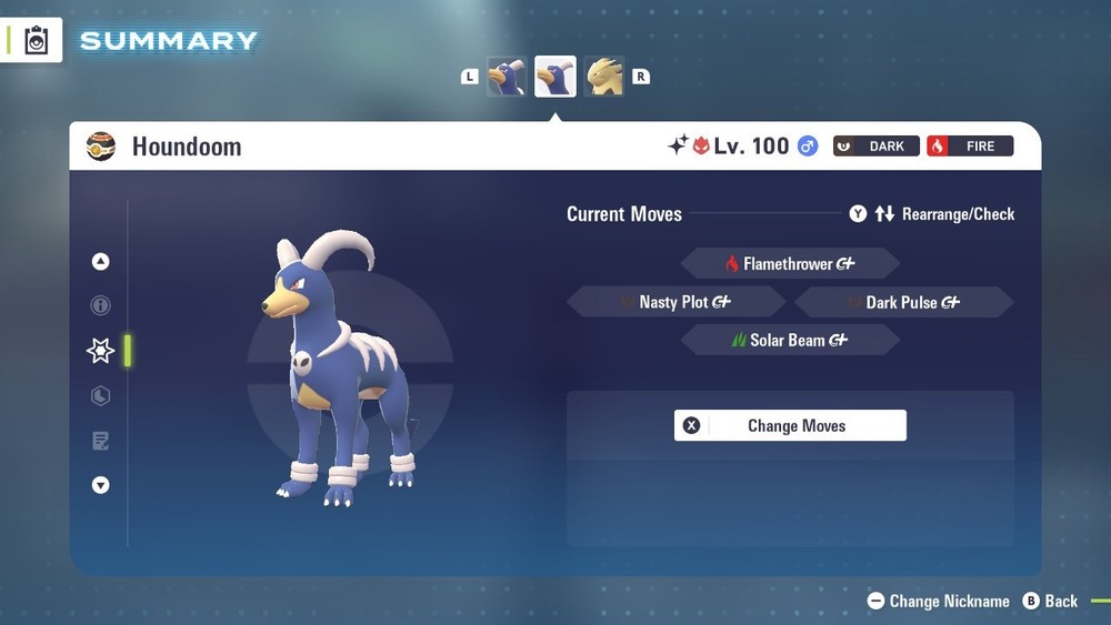 Houndoom Shiny Alpha 6IVs Battle Ready - Legends ZA