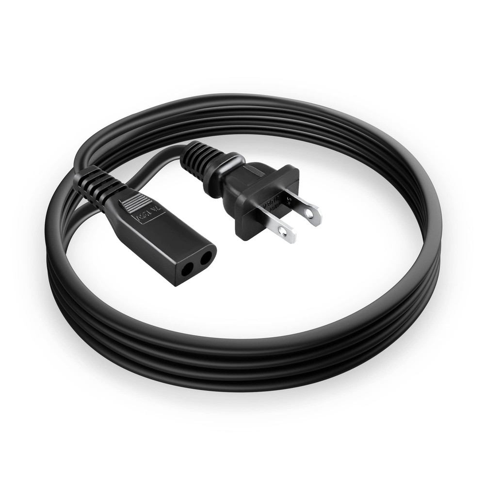 Kenic 5' 7A 125V Polarized Two Prong Power Cable