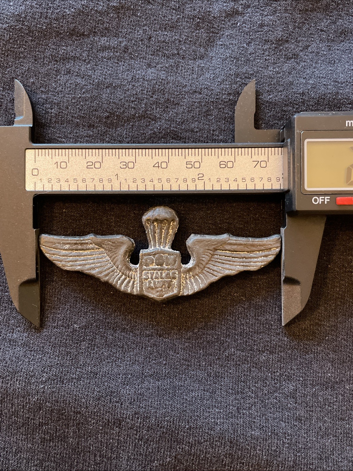 GORGEOUS ORIGINAL WWII WW2 US AIR CORPS STALAG LUFT 1 CAMP MADE POW WINGS