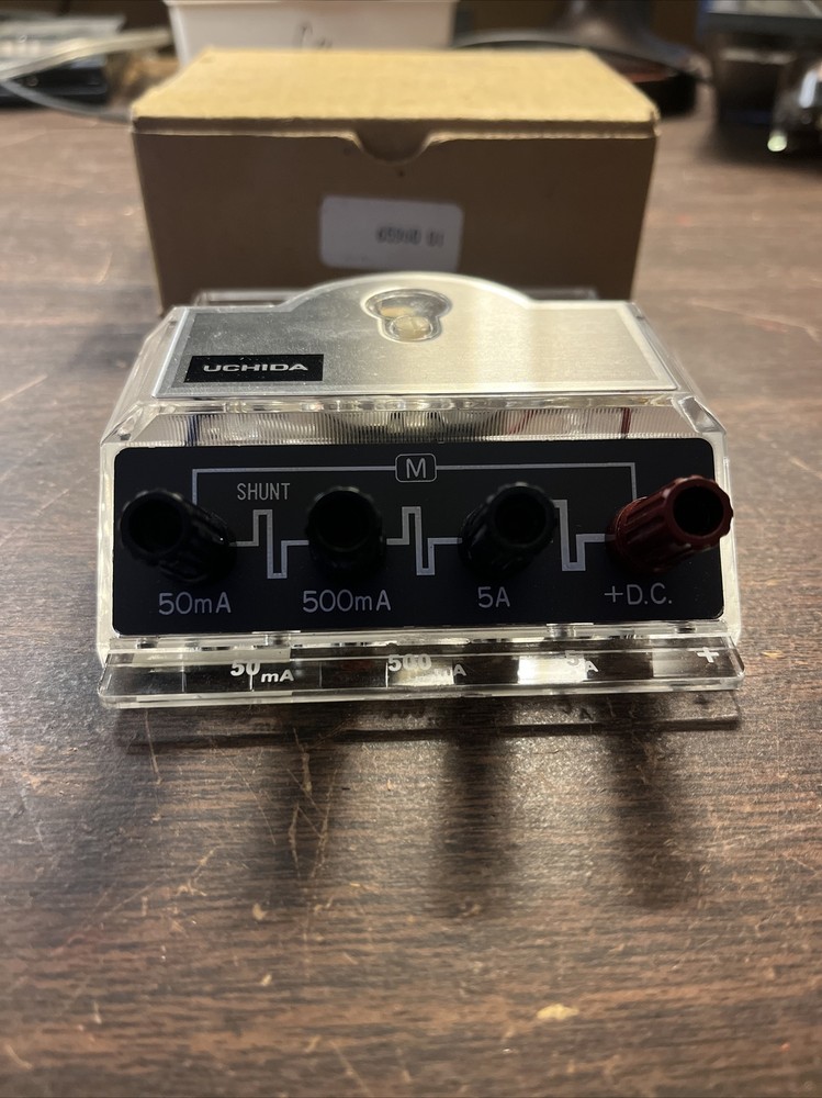 Uchida Class 2.5 DC Amperes Meter —Vintage