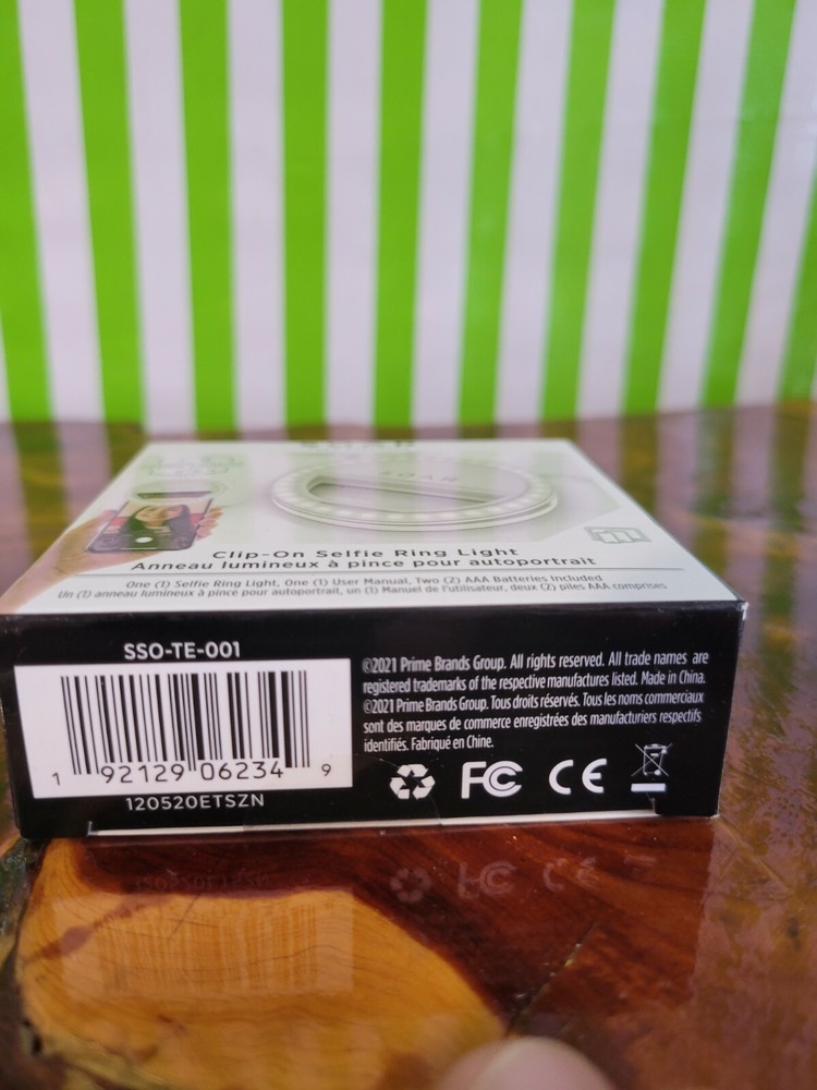 Soar Tech Elevated Clip On Selfie Ring Light New In Box for tablets, phone, comp