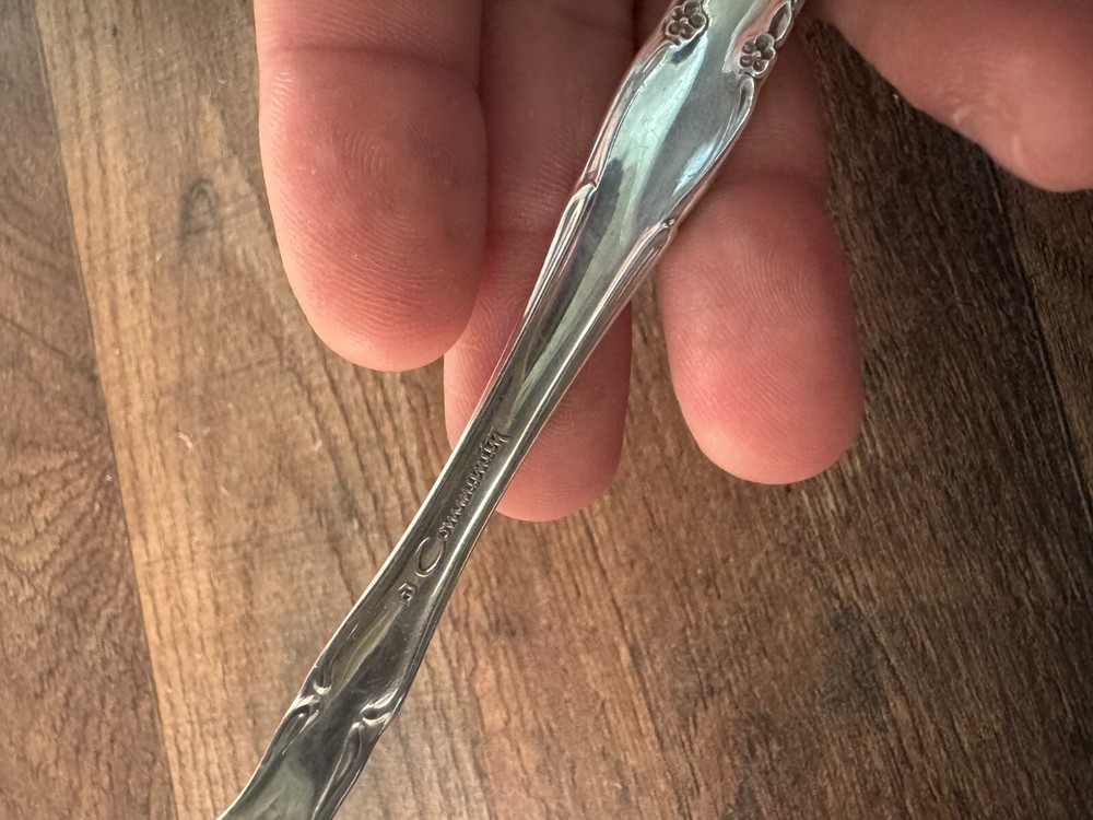 Community Plate Silverplated Salad Fork Affection Pattern