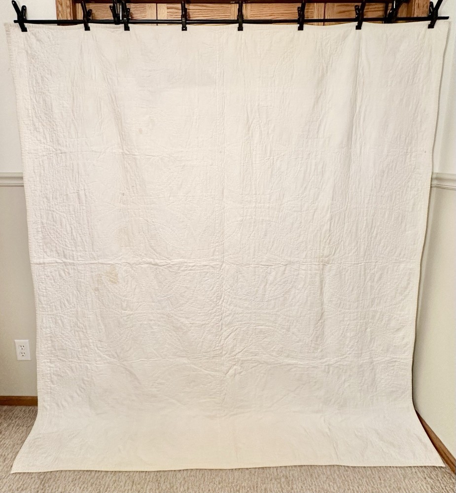 Handmade Patchwork Cotton Wedding Ring Quilt