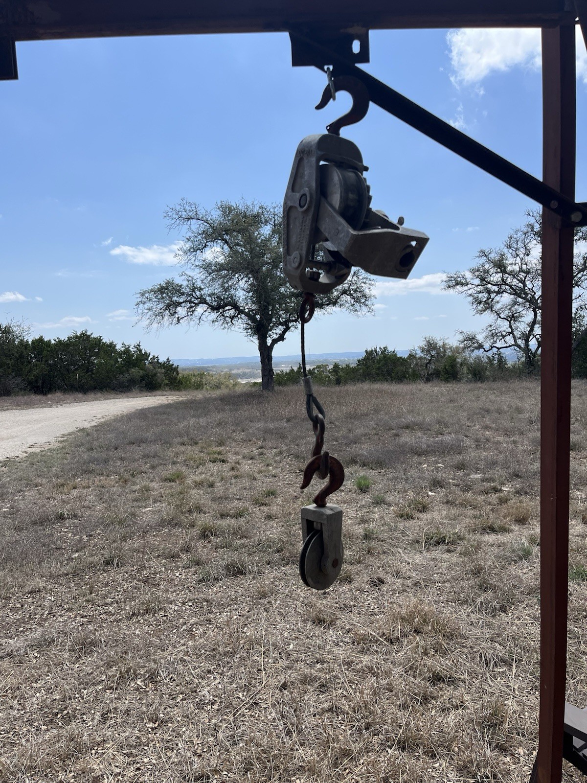 LUG-ALL Model 6000-15 Aluminum Hoist MFG By Lincoln Precision For Lug-All Tested