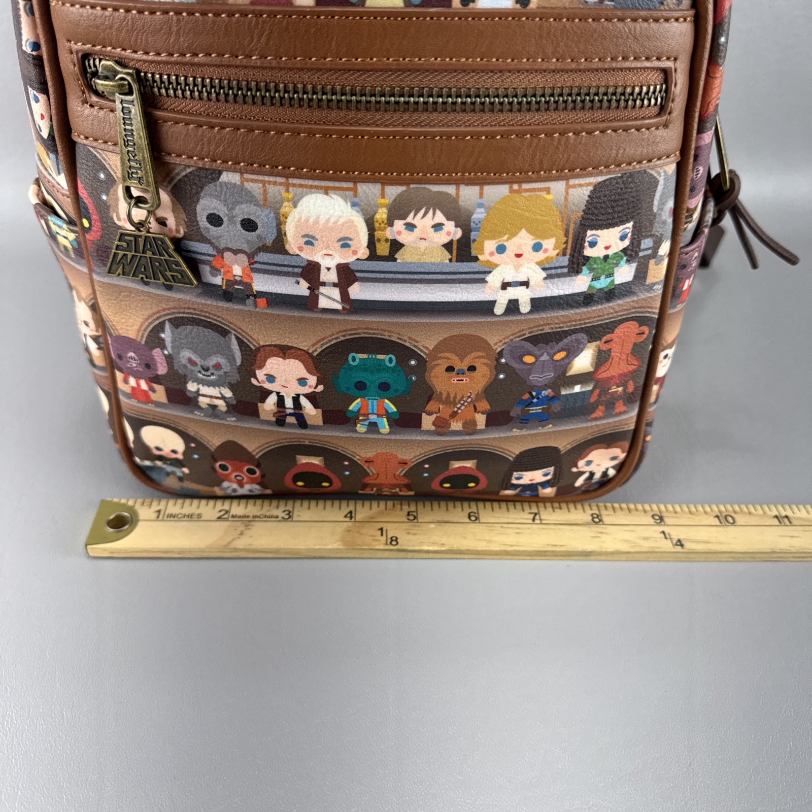 Loungefly Star Wars Chibi Cantina Mini Backpack Darth Vader Luke Skywalker CP30