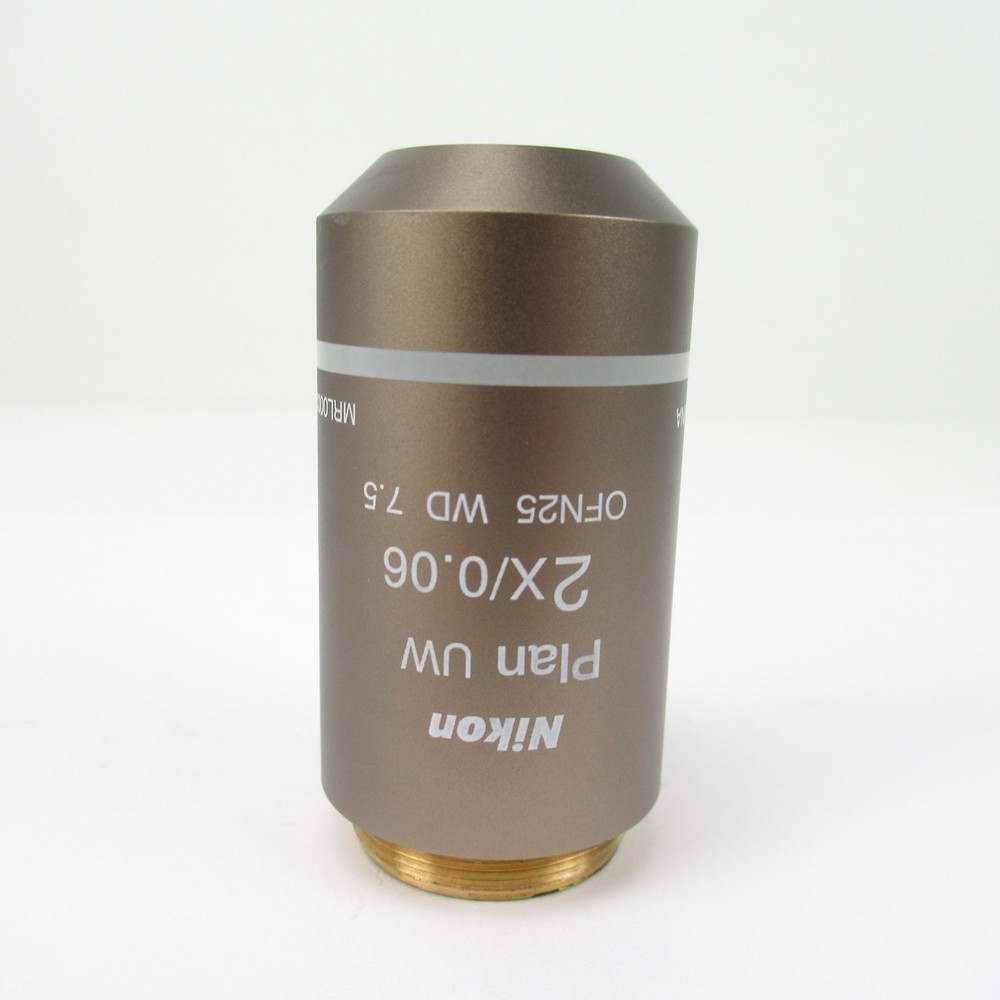 NIKON PLAN UW 2X/0.06 OFN25 ECLIPSE MICROSCOPE OBJECTIVE LENS - MRL00022