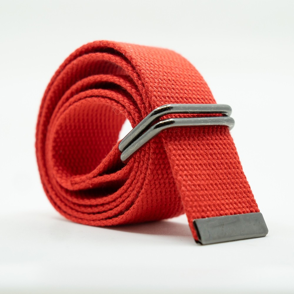1.5" Rectangular D-Ring Adjustable Canvas Web Belts | Big and Tall Sports Belt