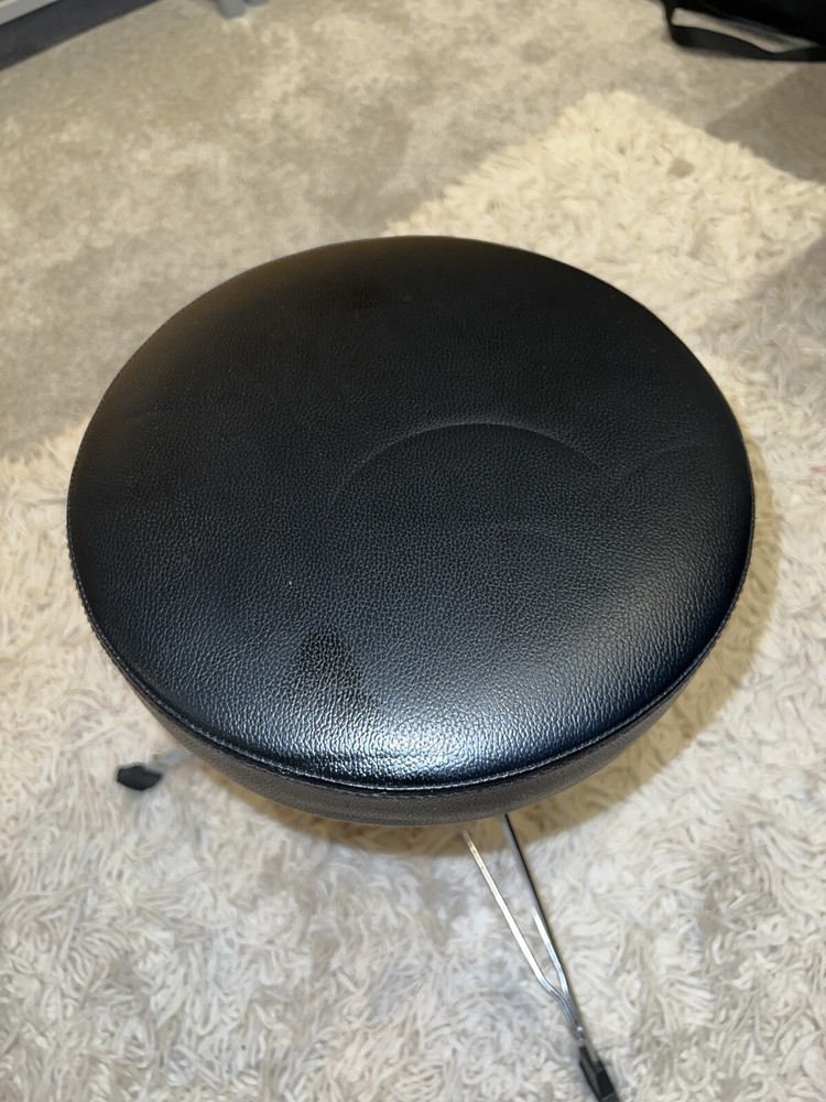 Height Adjustable Excel Percussion Portable Drummers Throne Black