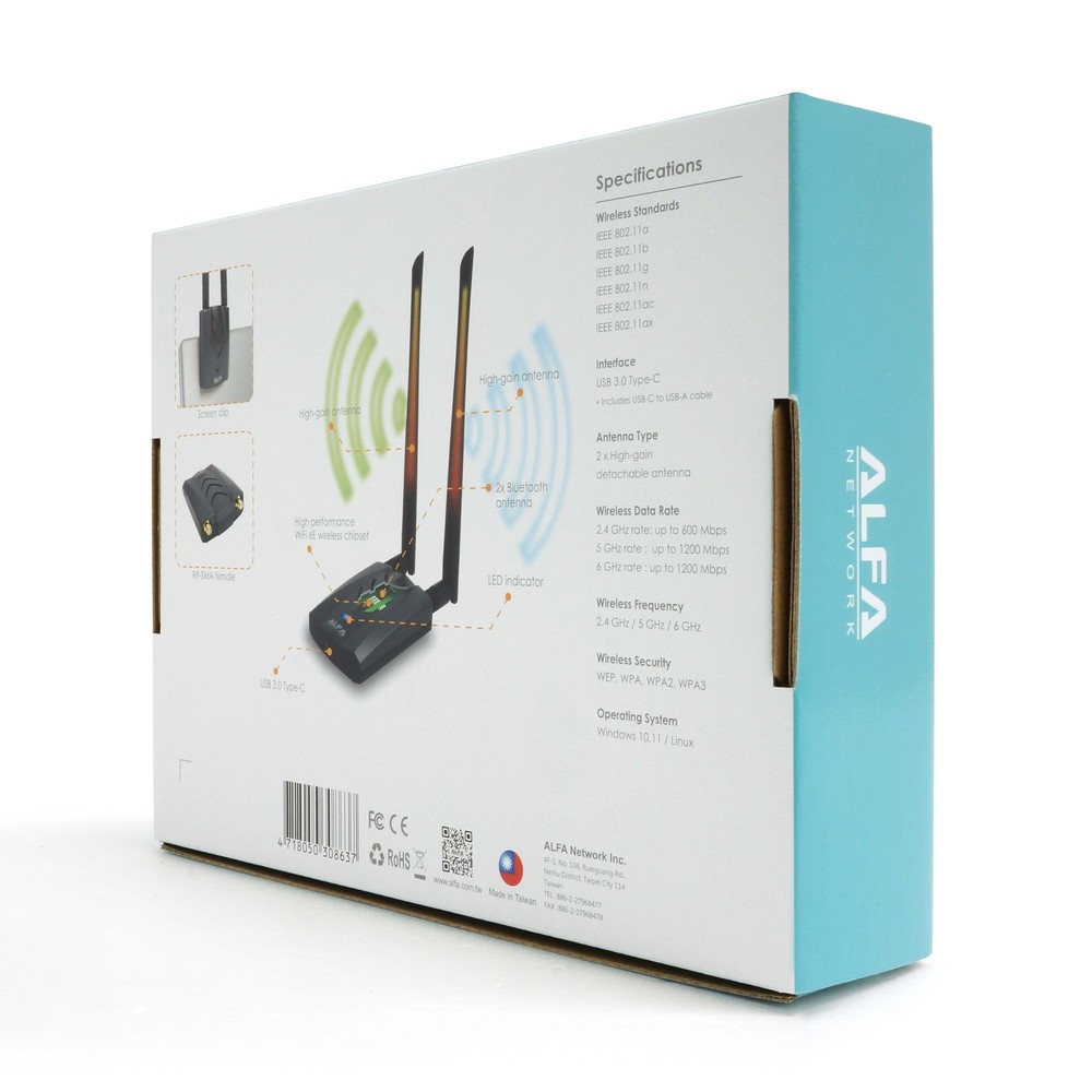 AWUS036AXML Alfa USB Adapter