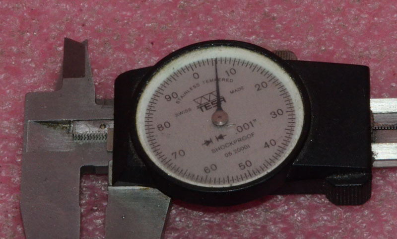 Vintage Tesa Swiss Made Dial Caliper.