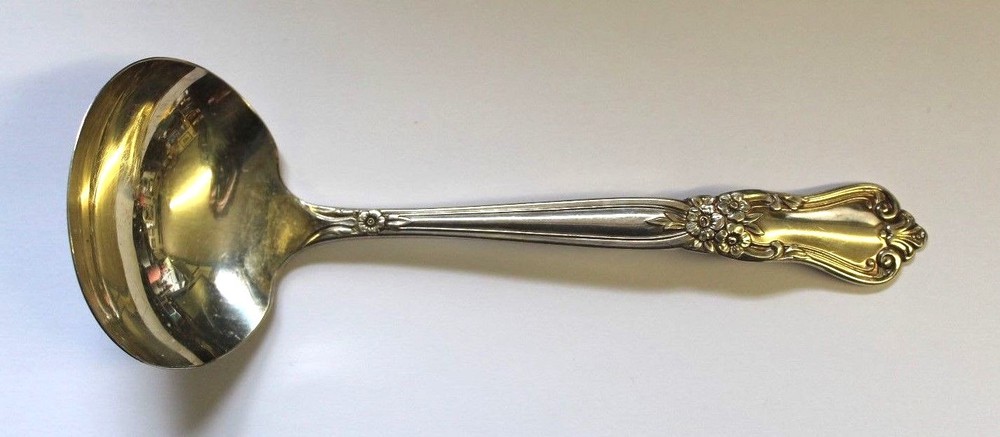 Valley Rose by Oneida Silverplate Gravy Ladle