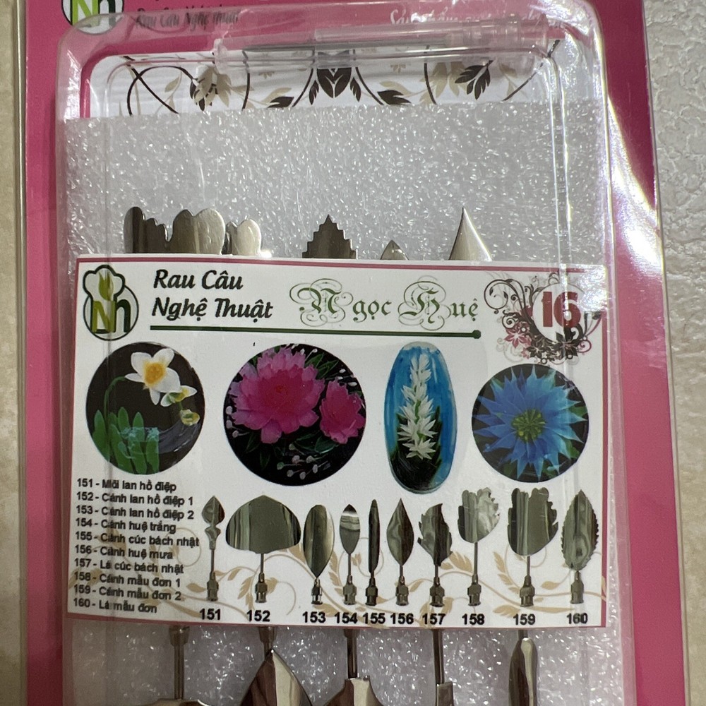 Set 10 Needle Tools Make Jelly Cake By Ngoc Hue