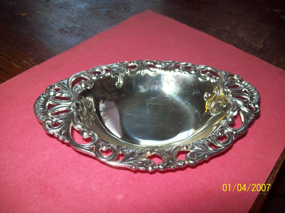 SILVERPLATE OVAL DISH RAIMOND FROM JAPAN