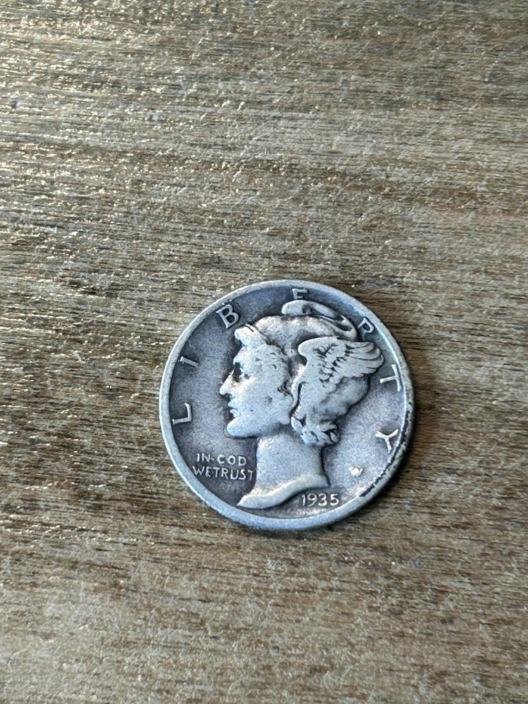1935 Mercury Dime F