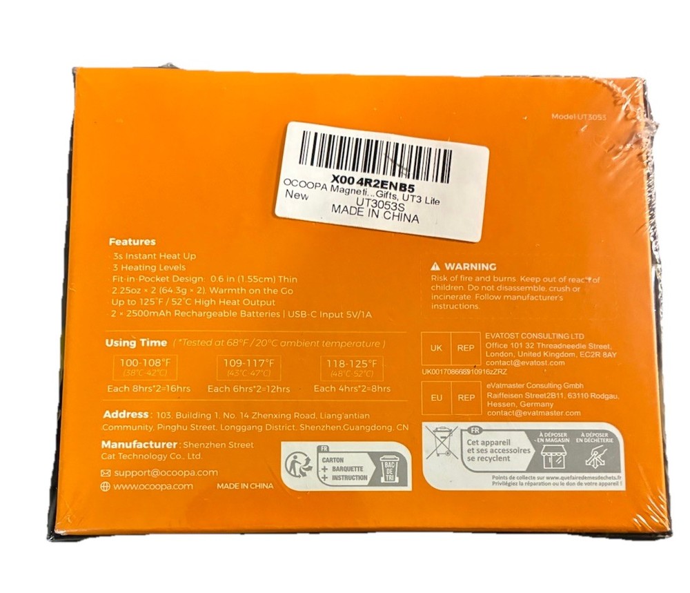 Ocoopa MagneticRechargeable Hand Warmers Model UT3 Lite