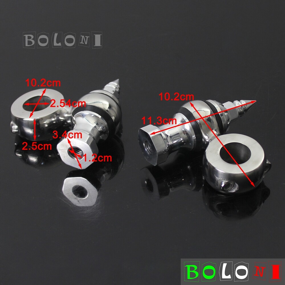 For Harley Chopper Bobber Cafe Racer Offset Dogbone 1'' Handlebar Risers Kit
