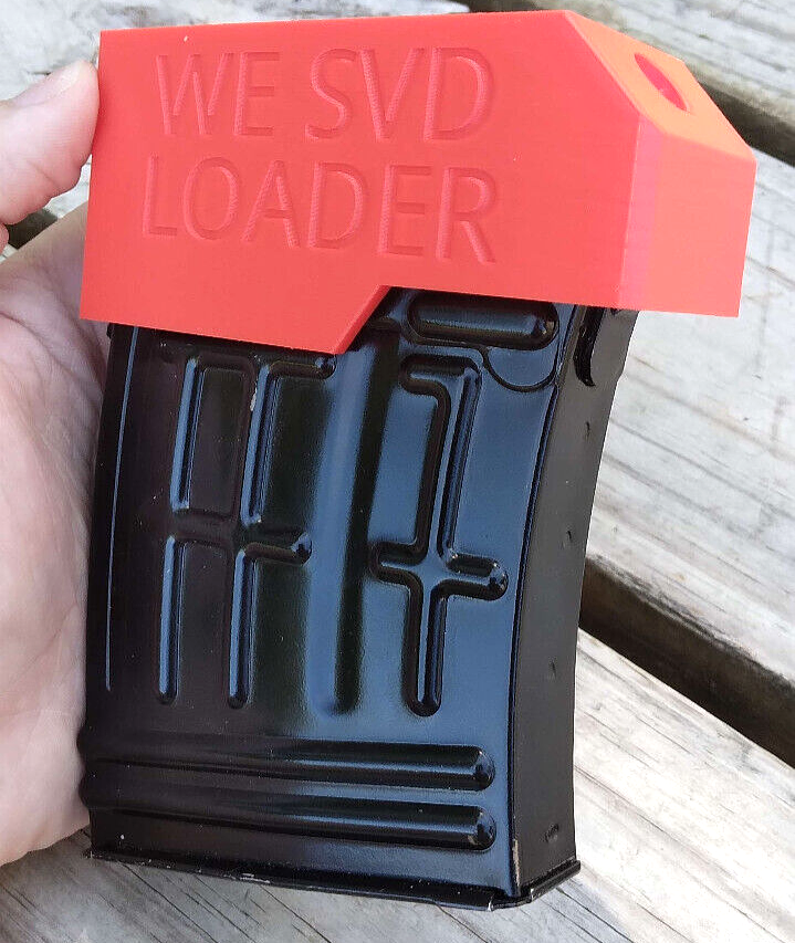 Airsoft WE SVD Dragunov Speedloader Adapter (Red)