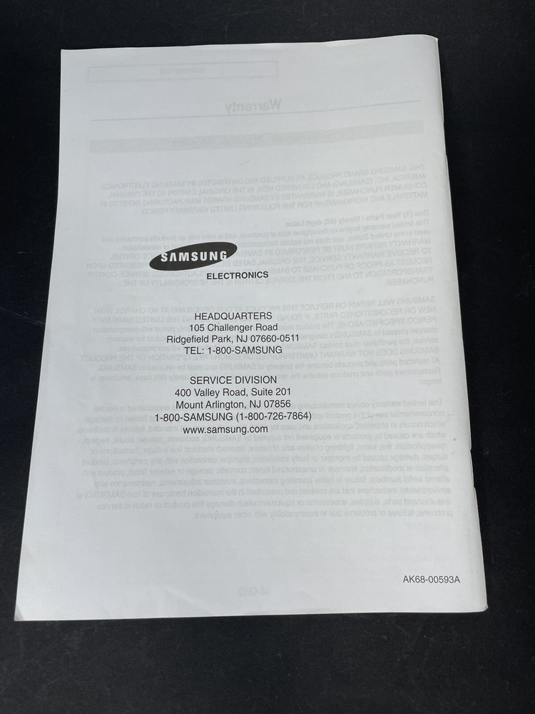 Samsung DVD-V5500 Manual & Quick Setup Guide