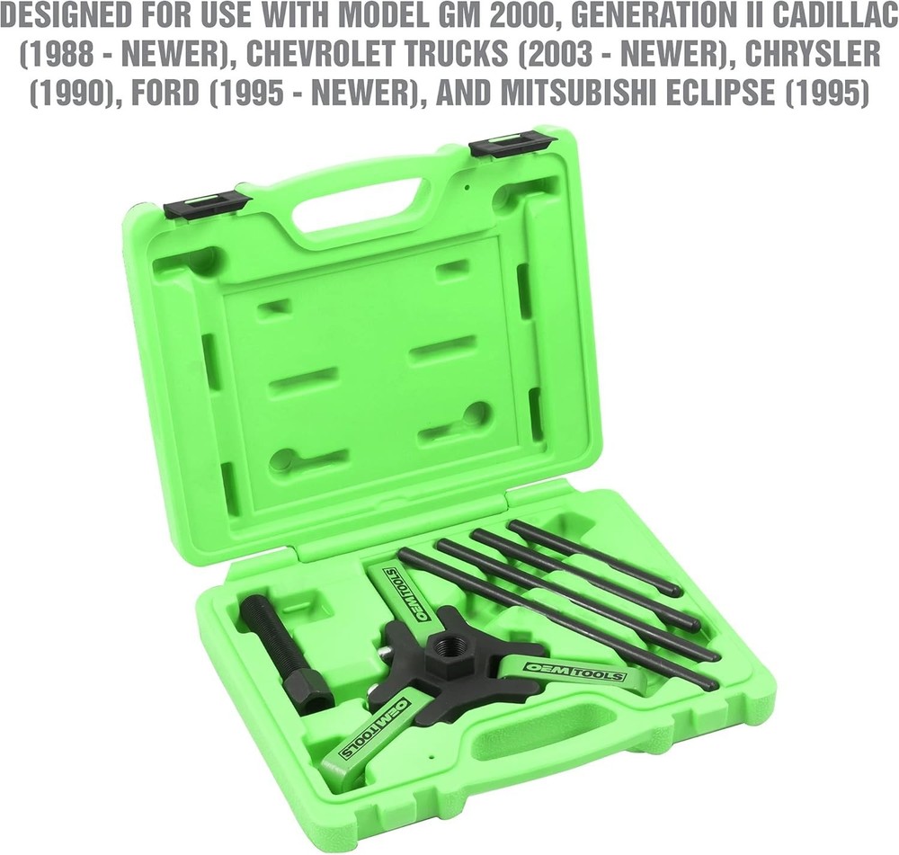 25090 Harmonic Balancer Puller Kit, Adjustable 3-Jaw Puller Fits Most Late Model