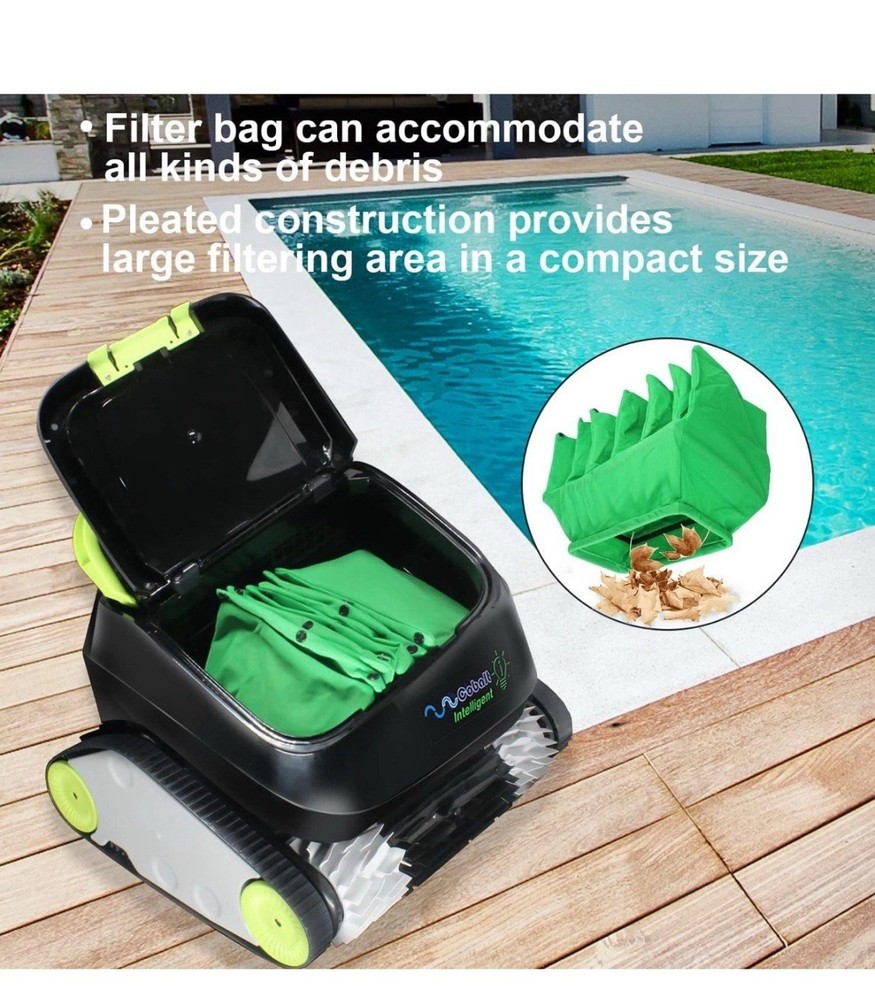 Automatic Pool Robot Wall Climber for Medium to Large In Ground Pools