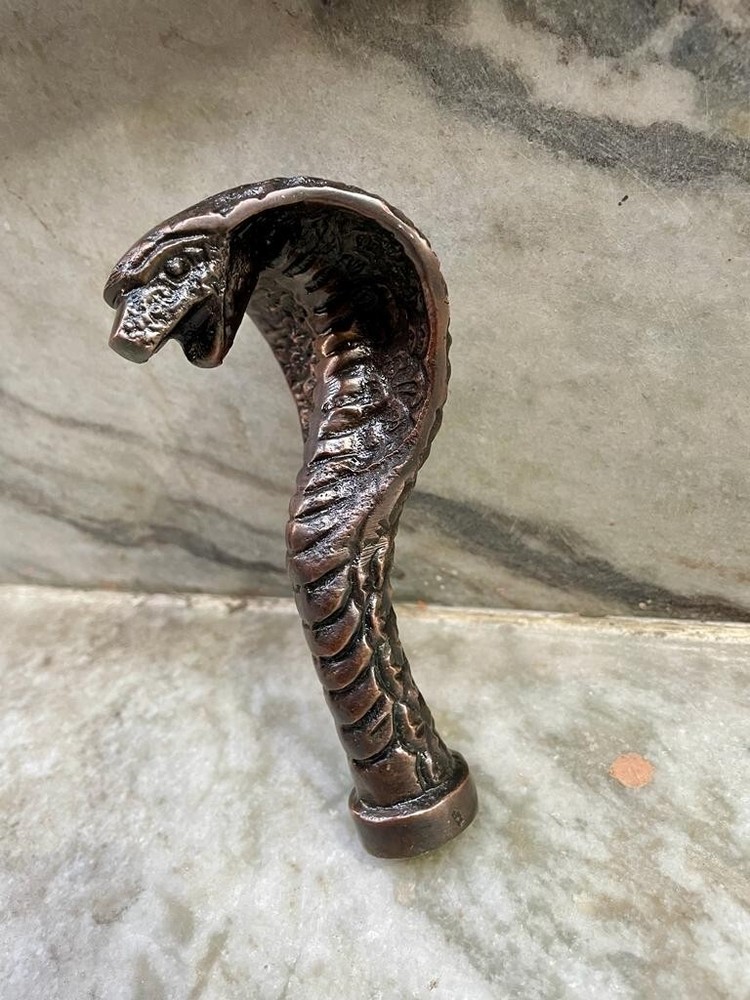 Cobra Head Handle Handmade Design Walking Stick cane