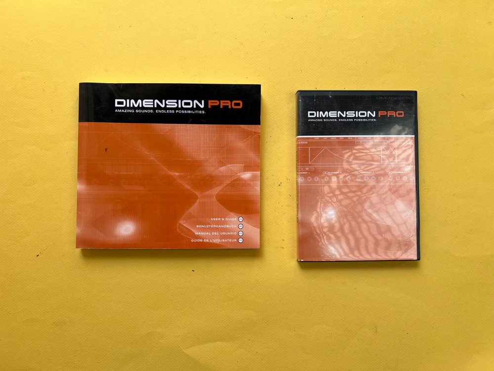 Cakewalk Dimension Pro Virtual Instrument Software DVD Bundle w/ Manual